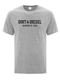 Dirt & Diesel Supply Co light grey T-shirt
